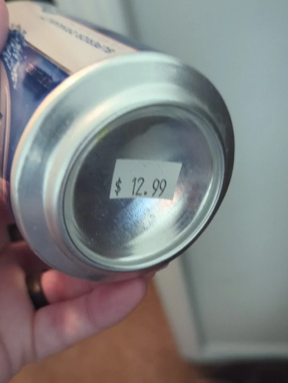 Hide A Safe Aluminum Can Bottle Cap - Blue & Silver